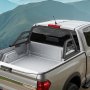 VEVOR Truck Bed Roll Bar, Universal Pickup Sport Adjustable Bar Chase Rack Compatible with Mid-Size Truck, Carbon Steel Construction with Extension Light Bracket, No Rack Included