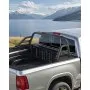 VEVOR Truck Bed Roll Bar, Universal Pickup Sport Adjustable Bar Chase Rack Compatible with Mid-Size Truck, Carbon Steel Construction with Extension Light Bracket, No Rack Included
