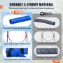 VEVOR Dog Agility Training Equipment, 7 PCS Set w/ Adjustable High Hurdles,6 Weave Poles,2 Tunnels,Jump Ring,Pause Box, Whistle,Foldable Bowl,Puppy Obstacle Course Kit w/ 3 Bags