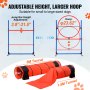 VEVOR Hunde Agility Træningsudstyr 7 STK Set Opgradering m/ Hurdles 2 Tunnel Ring