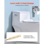 Toilet Handle Replacement Kit Side Mount Universal Toilet Flush Handle Chrome