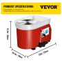 VEVOR 25cm Pottery Wheel Pottery Machine For Ceramic Work Ceramics Clay