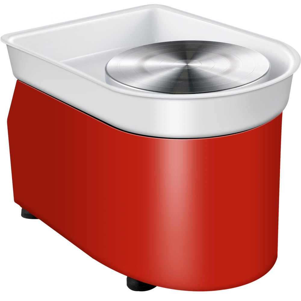 280W 25CM Electric Pottery Wheel Ceramic Machine For Work Clay Art Craft 220V