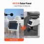 VEVOR 7-in-1 Solar-Powered Wi-Fi Weather Station 7" TFT with Outdoor Sensor