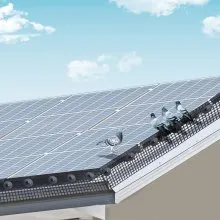 VEVOR 6 inch x 100ft Solar Panel Bird Guard, Critter Guard Roll Kit with 100pcs Stainless Steel Fasteners, Solar Panel Guard with Rust-proof PVC Coating, 1/2 inch Wire Roll Mesh