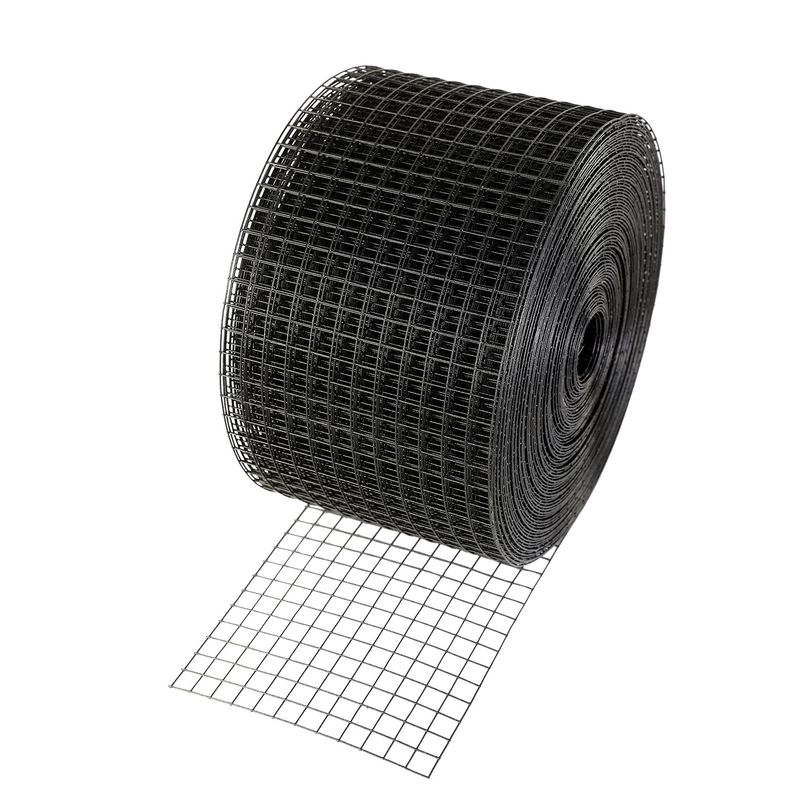 VEVOR 20 x 3048 cm Solar Panel Bird Guard, Critter Guard Roll Kit with 100pcs Aluminum Alloy Fasteners, Solar Panel Guard with Rust-proof PVC Coating, 12.7 mm Wire Roll Mesh
