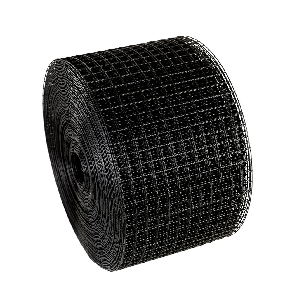 VEVOR 8 inch x 100ft Solar Panel Bird Guard, Critter Guard Roll Kit with 70pcs Aluminum Alloy Fasteners, Solar Panel Guard with Rust-proof PVC Coating, 1/2 inch Wire Roll Mesh