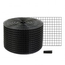 VEVOR 8in x 100ft Solar Panel Bird Guard Critter Guard Roll Kit 50pcs Tire Wires