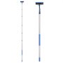 VEVOR Water Fed Pole Kit, 36FT Solar Panel Cleaning Pole with Extendable Handle, 180° Rotatable Brush Head & 65.6FT Hose, Household & Outdoor Window Cleaner Tool for Caravan Solar Panel Deck