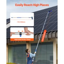 VEVOR Water Fed Pole Kit 36FT Solar Panel Cleaning Pole with Extendable Handle