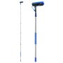 VEVOR Water Fed Pole Kit, 7.3m Solar Panel Cleaning Pole with Extendable Handle, 180° Rotatable Brush Head & 20m Hose, Household & Outdoor Window Cleaner Tool for Caravan Solar Panel Deck