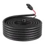 VEVOR 15.24M Solar Panel Extension Cable, 10 AWG, Solar Panel Wire with Flame Retardant Protective Sleeving, Female and Male Connectors, IP67 Waterproof PV Wire, for Outdoor Automotive RV, Black & Red