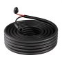 VEVOR 9.14 m Solar Panel Extension Cable, 10 AWG, Solar Panel Wire with Flame Retardant Protective Sleeving, Female and Male Connectors, IP67 Waterproof PV Wire, for Outdoor Automotive RV, Black & Red