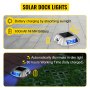 4-Pack Solar Driveway Pathway Lights Security Blue Light Garden Road 6 LED