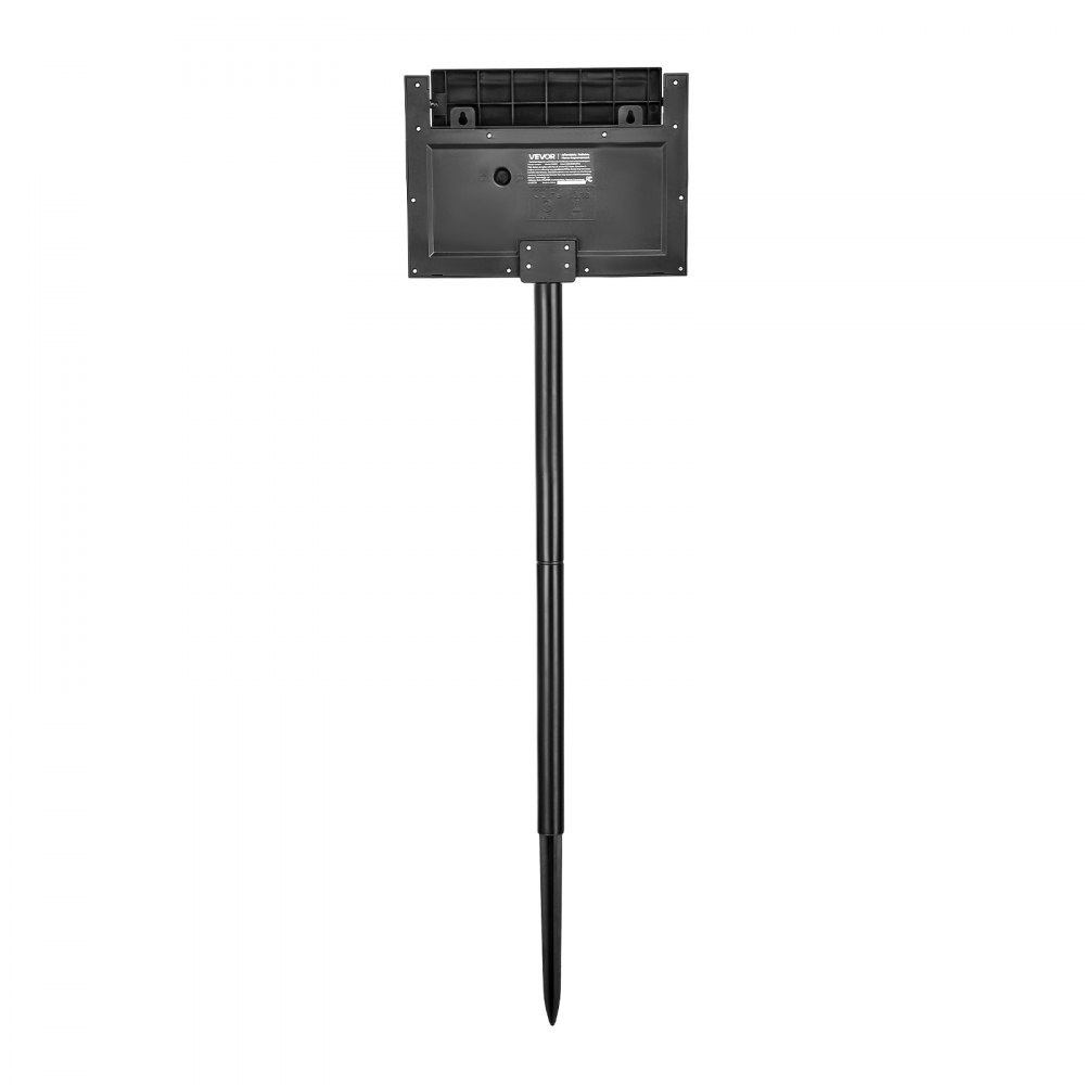 VEVOR Solar Address Sign, 3 Colors House Numbers for Outsides, Waterproof Illuminated LED Address Plaques with Stakes, Wall-Mounted or Floor-Plugged Home Number Sign for Outdoor Yard Garden Street