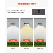 Números de casa solares, señales de dirección LED impermeables, estables para el patio de la casa y la calle.