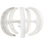 VEVOR Wind Turbine 600W 12V Wind Turbine Generator White Lantern Vertical Wind Generator 5 Leaves Wind Turbine Kit with Controller No Pole