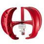 Wind Turbine Generator 600W 24V W/Charge Controller Solar Power Lanterns Red