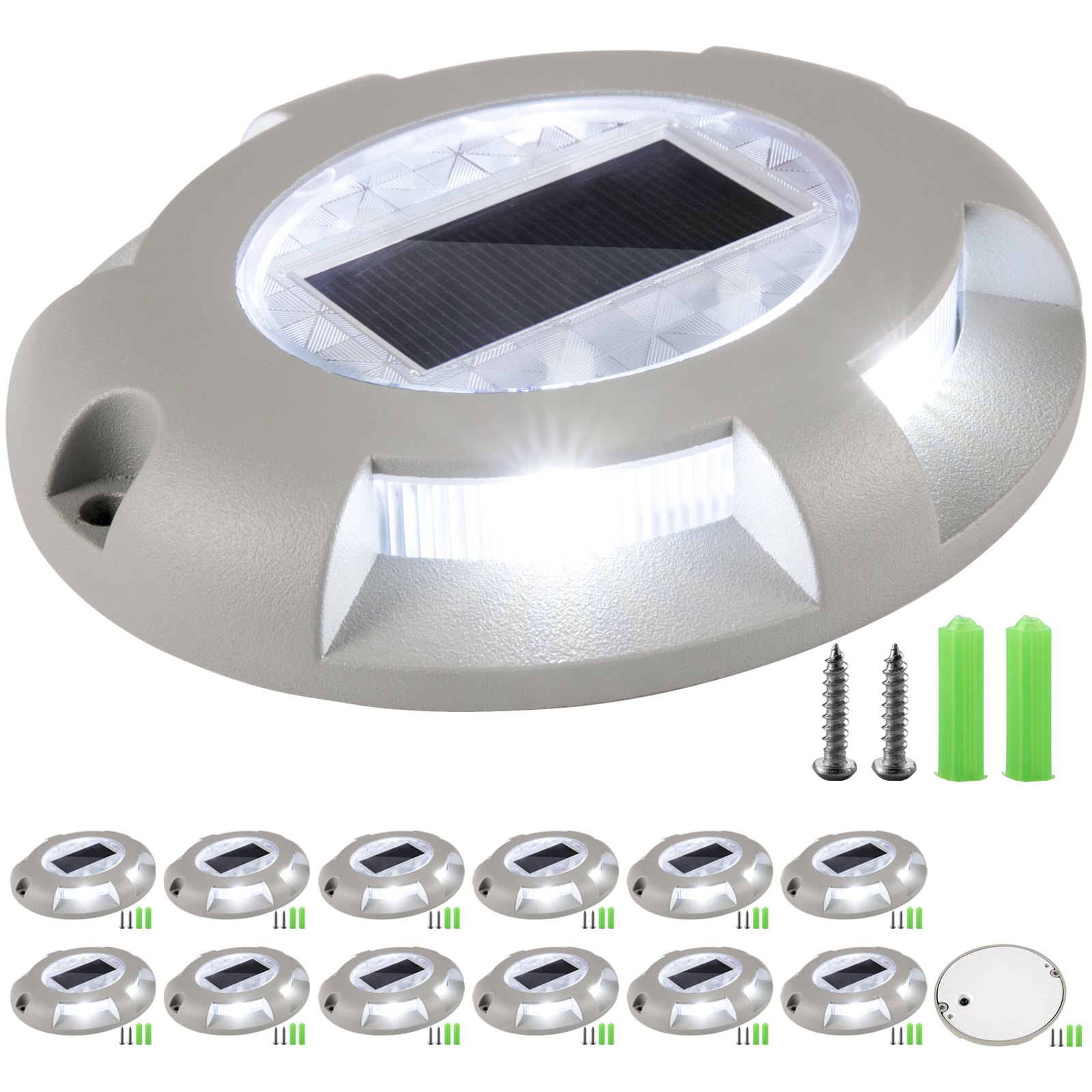 Solar Deck Lights Driveway Lights Solar Deck Light Led 16pack For Sidewalk White