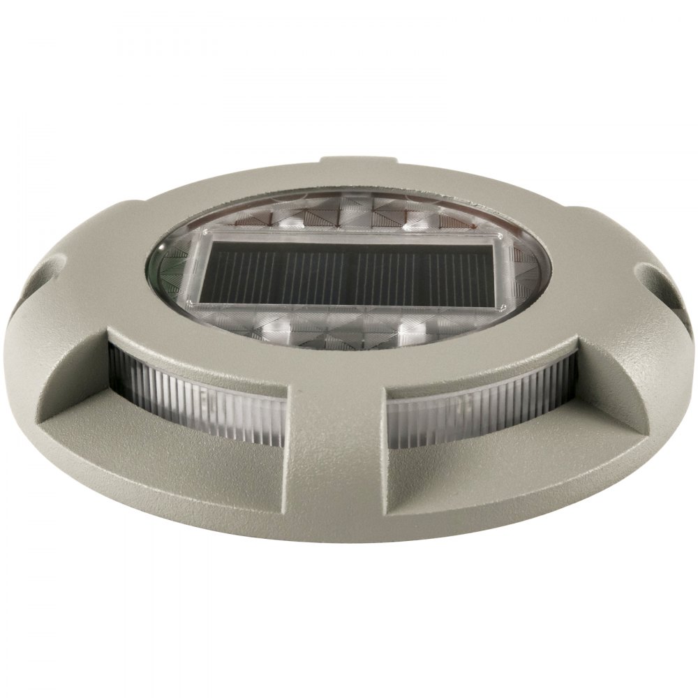 La cubierta solar enciende la luz del camino al aire libre de la calzada llevada 4pcs para la acera, azul