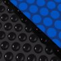 VEVOR Solar Pool Cover, 32 x 16 ft Pool Bubble Cover, 16 Mil Pools Solar Blanket with Dual Heat-Locking Air Layer for Pools, Daytime Heat Absorption, Nighttime Heat Retention, Blue & Silver, Cuttable