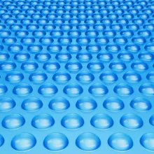 VEVOR Solar Pool Cover, 32 x 16 ft Rectangle Solar Blanket for Pools, Inground Above Ground Swimming Pool Solar Cover, 16 mil Solar Covers Blue