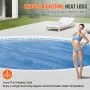 VEVOR Solar Pool Cover, Φ10 ft Round Solar Blanket for Pools, Inground Above Ground Swimming Pool Solar Cover, 15 mil Solar Covers Blue