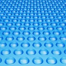 VEVOR Solar Pool Cover, Φ10 ft Round Solar Blanket for Pools, Inground Above Ground Swimming Pool Solar Cover, 15 mil Solar Covers Blue