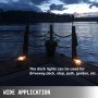 Solar Deck Lights Driveway Lights 8 Pcs Pathway Step Lights, Dock Solarlights