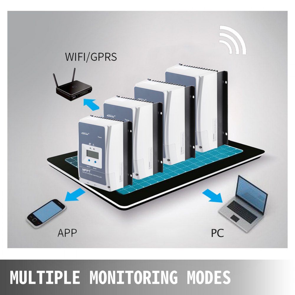 Solar Charge Controller, MPPT Charge Controller, 50 Amp, Solar Panel Controller