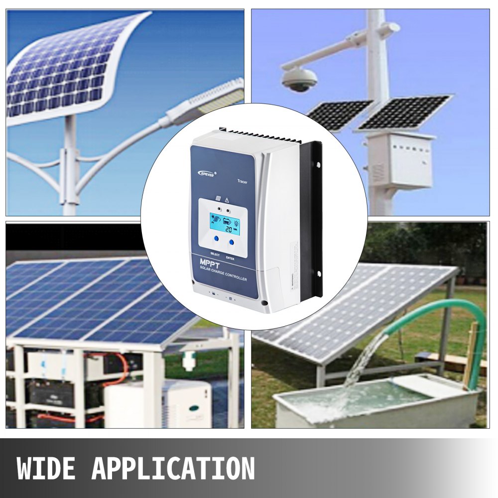 Solar Charge Controller, MPPT Charge Controller, 50 Amp, Solar Panel Controller