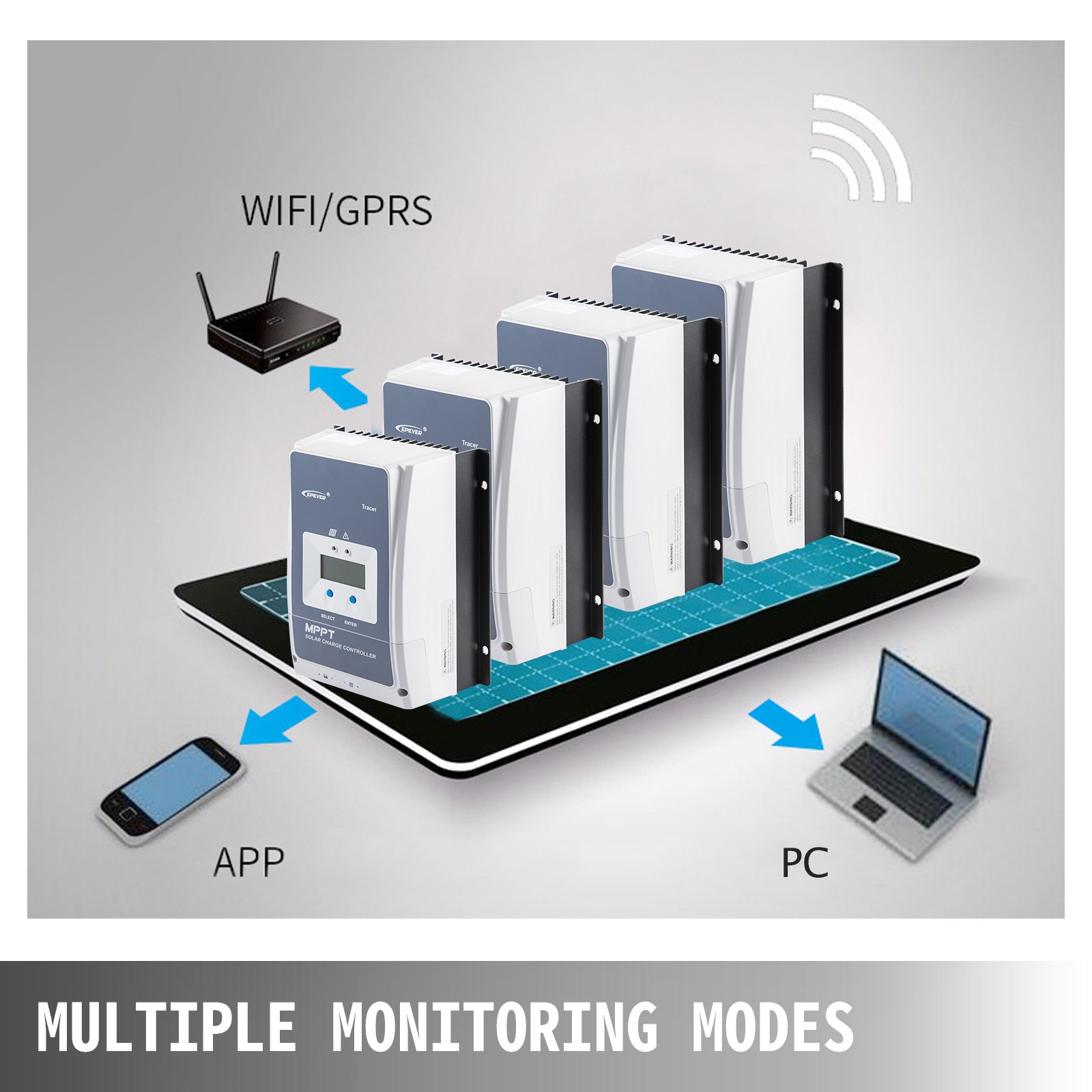 Solar Charge Controller, MPPT Charge Controller, 50 Amp, Solar Panel Controller