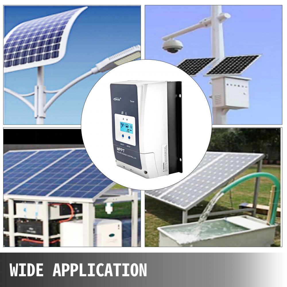 Solar Charge Controller, Mppt Charge Controller, 50 Amp, Solar Panel Controller