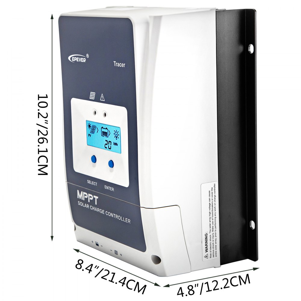 Solar Charge Controller, Mppt Charge Controller, 50 Amp, Solar Panel Controller