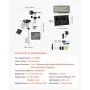 VEVOR 7-in-1 Wi-Fi Weather Station with APP, 7.5-Inch VA Display, Wireless Solar Powered Outdoor Sensor, Rain Gauge, Indoor Outdoor for Weather Forecast, Wind Speed, Temperature, Humidity, Rainfall
