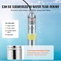 VEVOR Solar Water Pump, 24V DC 277W Submersible Deep Well Pump, Max Flow 9.25 GPM, Max Head 272 ft, Max Submersion 65.6 ft, Solar Powered Water Pump for Well, Farm Ranch Irrigation, Livestock Drinking