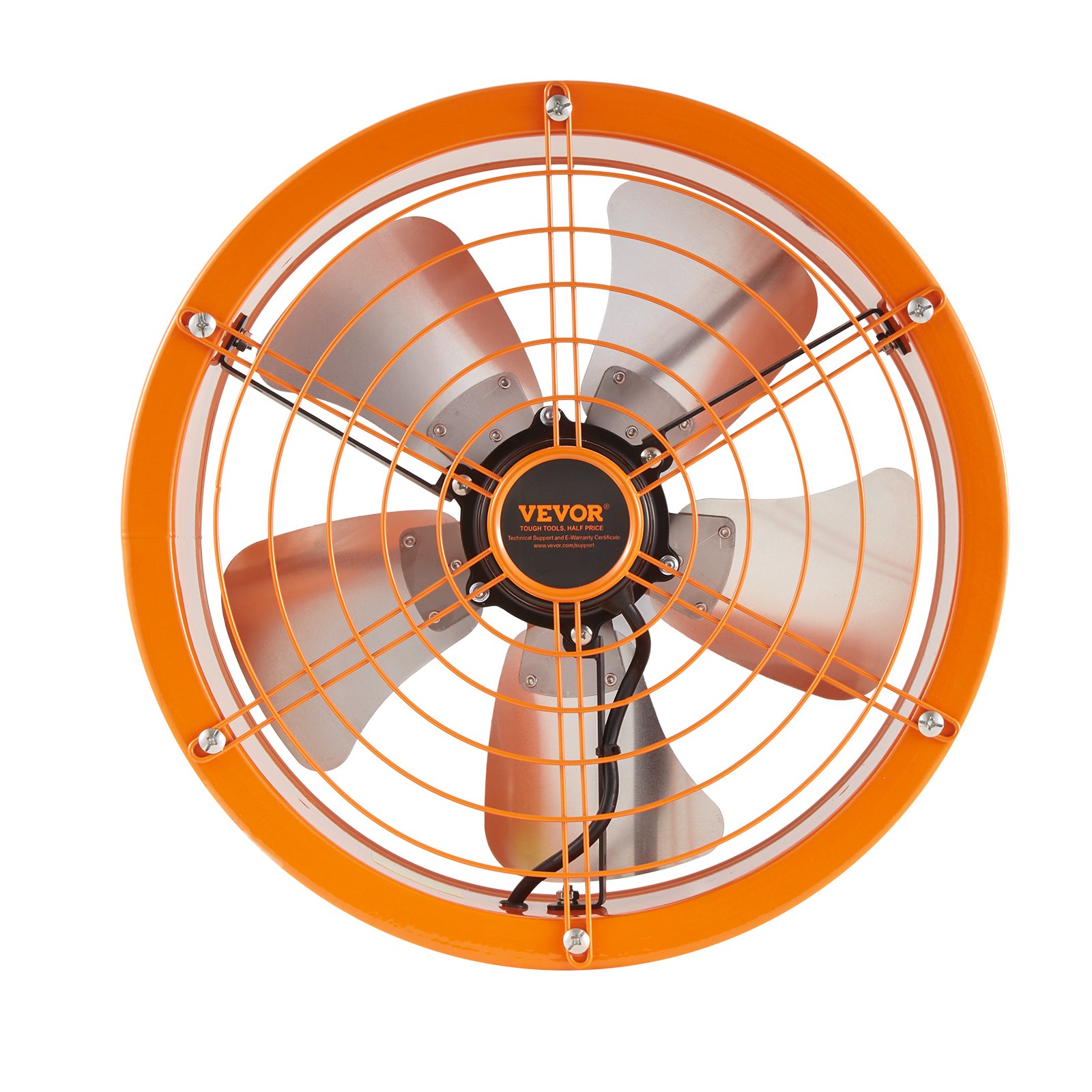 VEVOR Gable Mount Fan, 14 Inch Solar Power Attic Exhaust Fan with Adjustable Thermostat & Outer Mesh, 1300 CFM House Ventilator Cool Upto 1850 Sq.Ft, Quiet Ventilation for Roof, Garage, Shop, Black