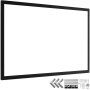 VEVOR Ecran de proiector în diagonală de 100 inchi 16:9 4K HD Proiector Cadru de aluminiu Ecran de proiector portabil Suport de perete pentru uz casnic în aer liber (100 inch)
