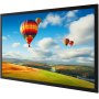 colorful hot air balloons over a scenic landscape on a VEVOR projector screen.
