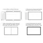 VEVOR Projector Screen Fixed Frame 135inch Diagonal 16:9 Movie Projector Screen 4K HD with Aluminum Frame Projector Screen Wall Mounted for Home Theater Office