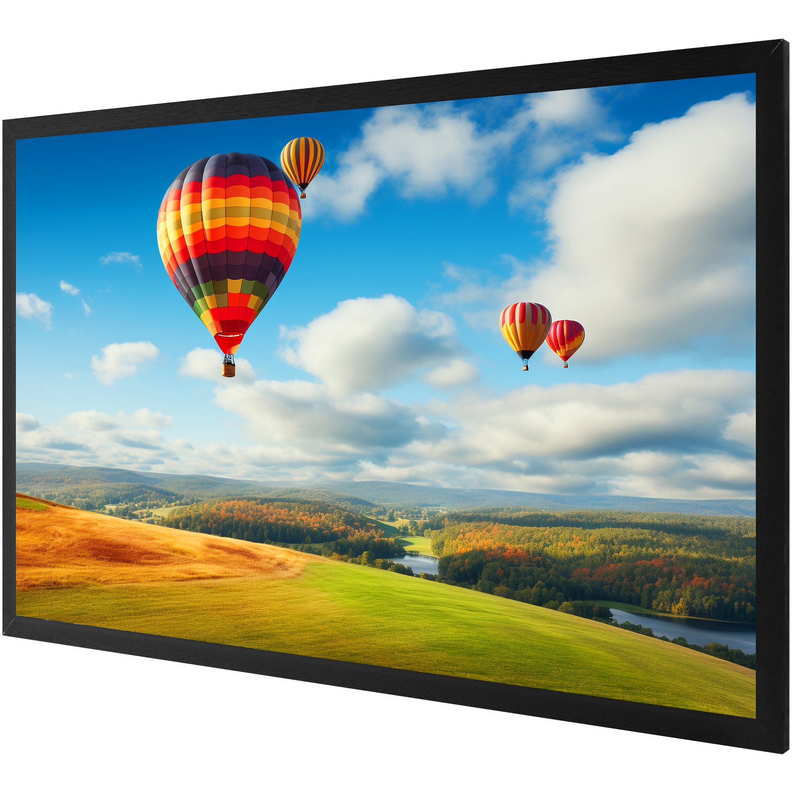 155" 393cm 16:9 Fixed Frame Projector Screen Hd 4k Home Theatre 3d Wholesale