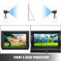 VEVOR 5x3m Inflatable Movie Screen Inflatable Projector Screen Portable Huge Outdoor Screen Inflatable Movie Screen for Pool Inflatable Screen with Air Blower