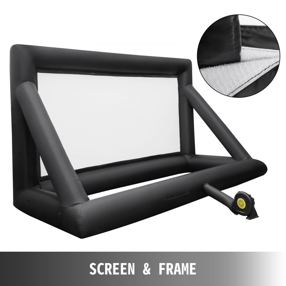 3mx5m Huge Inflatable Movie Screen 3D Portable Projector Screen for Outdoor Theater