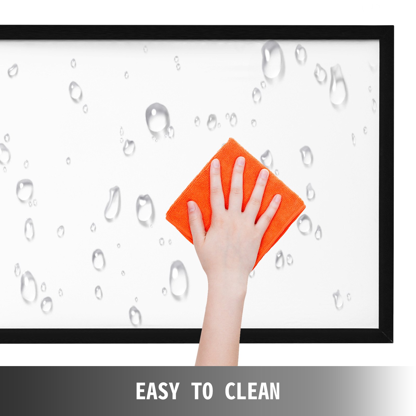 233cm 92'' Projector Screen Fixed Aluminum Frame Home Theatre HD TV Projection