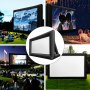 VEVOR Inflatable Movie Screen 24FT Inflatable Projector Screen for outside with 360W Air Blower Inflatable Screen Oxford Fabric Material Blow Up Screen for Outdoor Movie Supports Front/Rear Projection