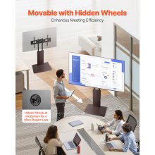 Universal TV Stand Swivel Stand Holds up to 99 lbs for 32-70 Inch Screens
