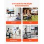 VEVOR Tripod Easel TV Stand Wood Legs Holds up to 99 lbs for 40-65 Inch Screens