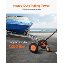 1200lbs Trailer Dolly 18 and 22 in Adjustable Height 2 in Ball 15.2 in Tires