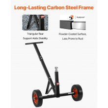 600lbs Trailer Dolly 16.5 and 22 inAdjustable Height 1-7/8 in Ball Solid Tires
