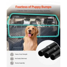 VEVOR Dog Car Barrier 46" Wide Car Divider for Cargo Area Vehicle Pet Barrier